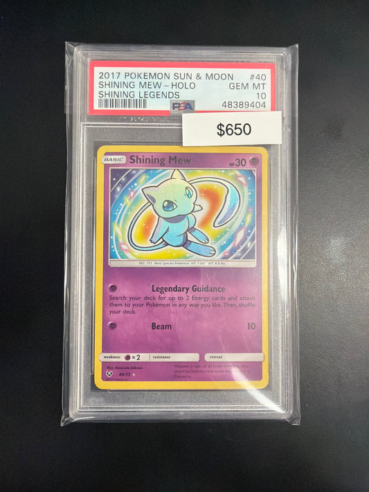Pokemon Shining Mew 40 PSA 10