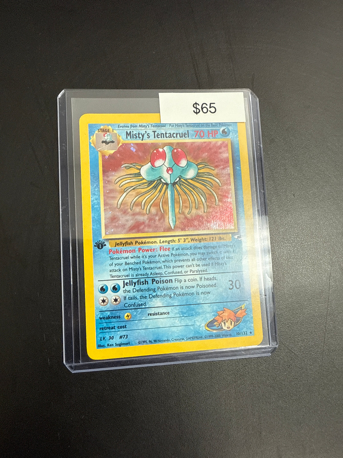 Pokémon Misty Tentacruel 10/132 1st Ed.