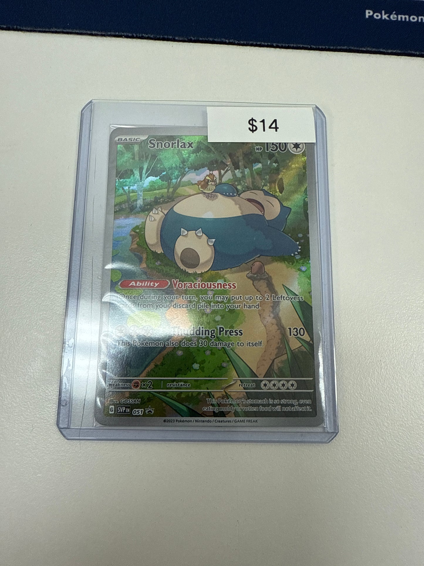 Pokemon Snorlax ETB Black Star Promo #051