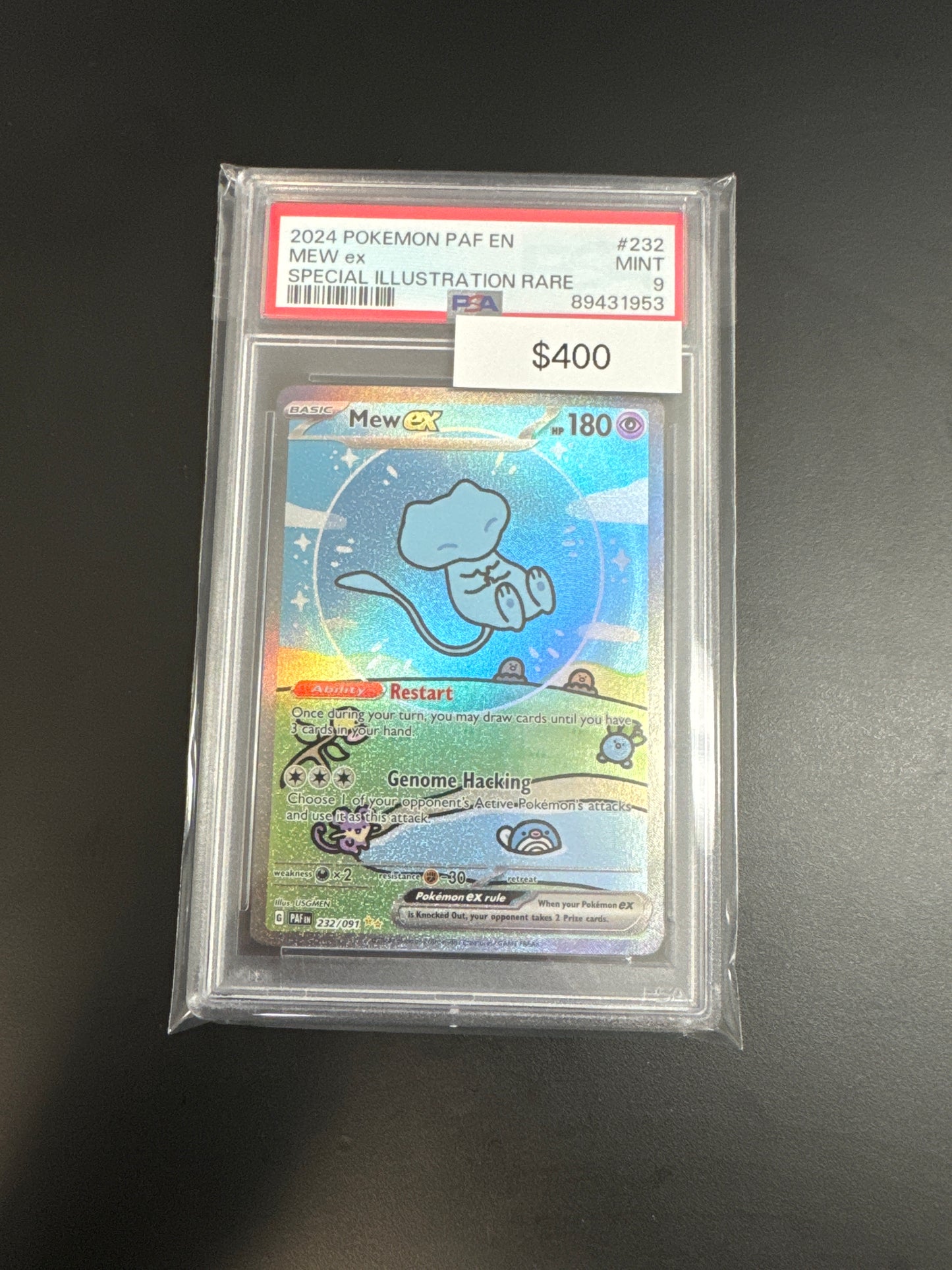 Pokémon Mew EX 232 PSA 9
