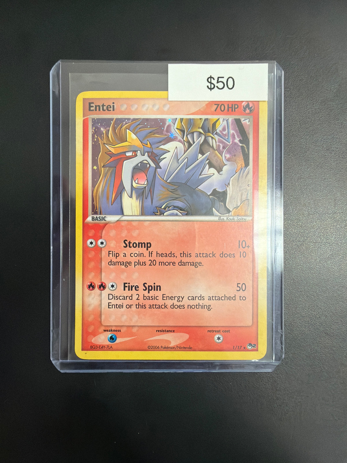 Pokemon Pop Series 2 Entei 1/17 NM