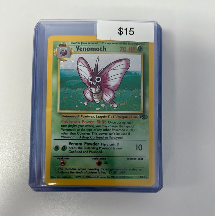 Pokmeon Jungle VENOMOTH Holo 13/64