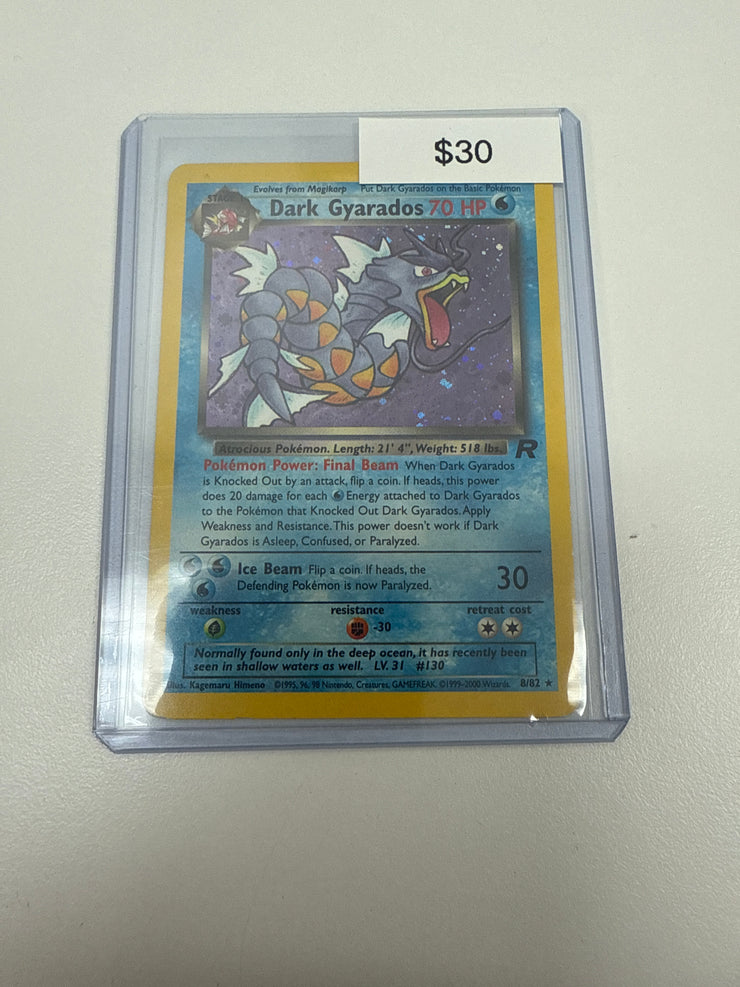 Pokémon Dark GYARADOS Team Rocket 8/82