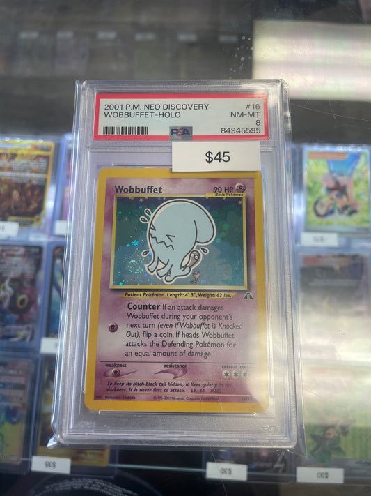 2001 Neo Discovery Wobbuffet Holo #16/75