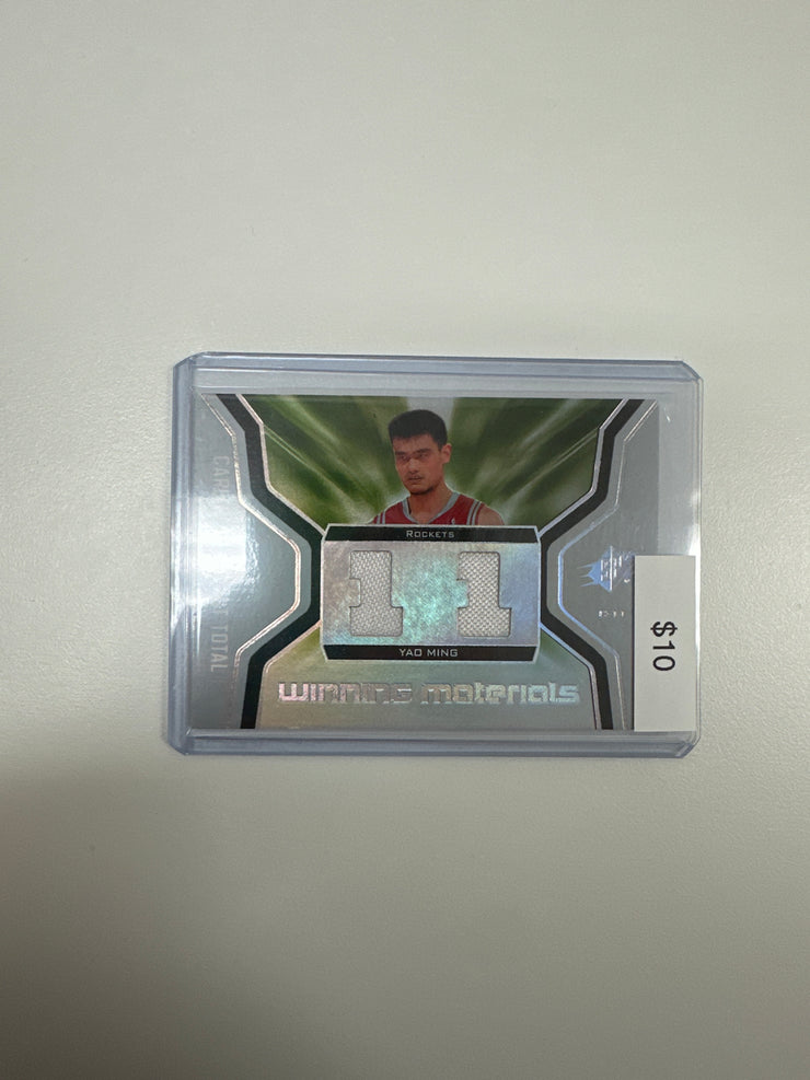 2007 Upper Deck SPX Game Used Patch Yao Ming WMJ-YM