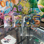 Pokemon Team Up Booster Pack Art Set Of 4