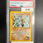 Pokemon Gym Challenge Giovanni Machamp #6 PSA 9 *CRACKED SLAB*