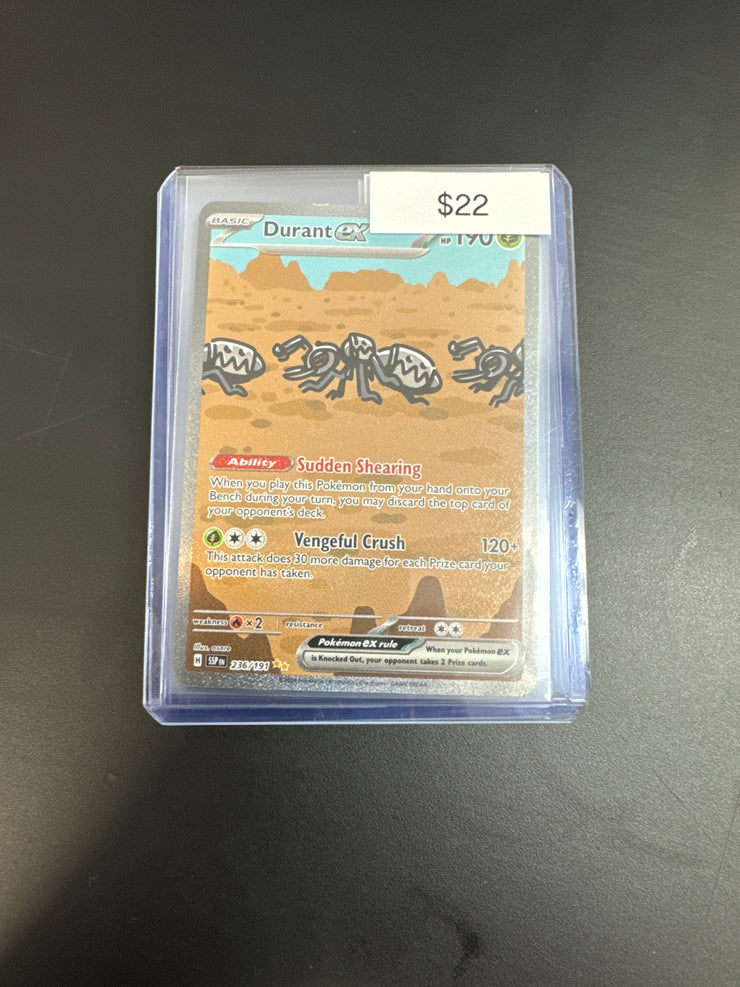 Pokémon Durant Ex 236/191