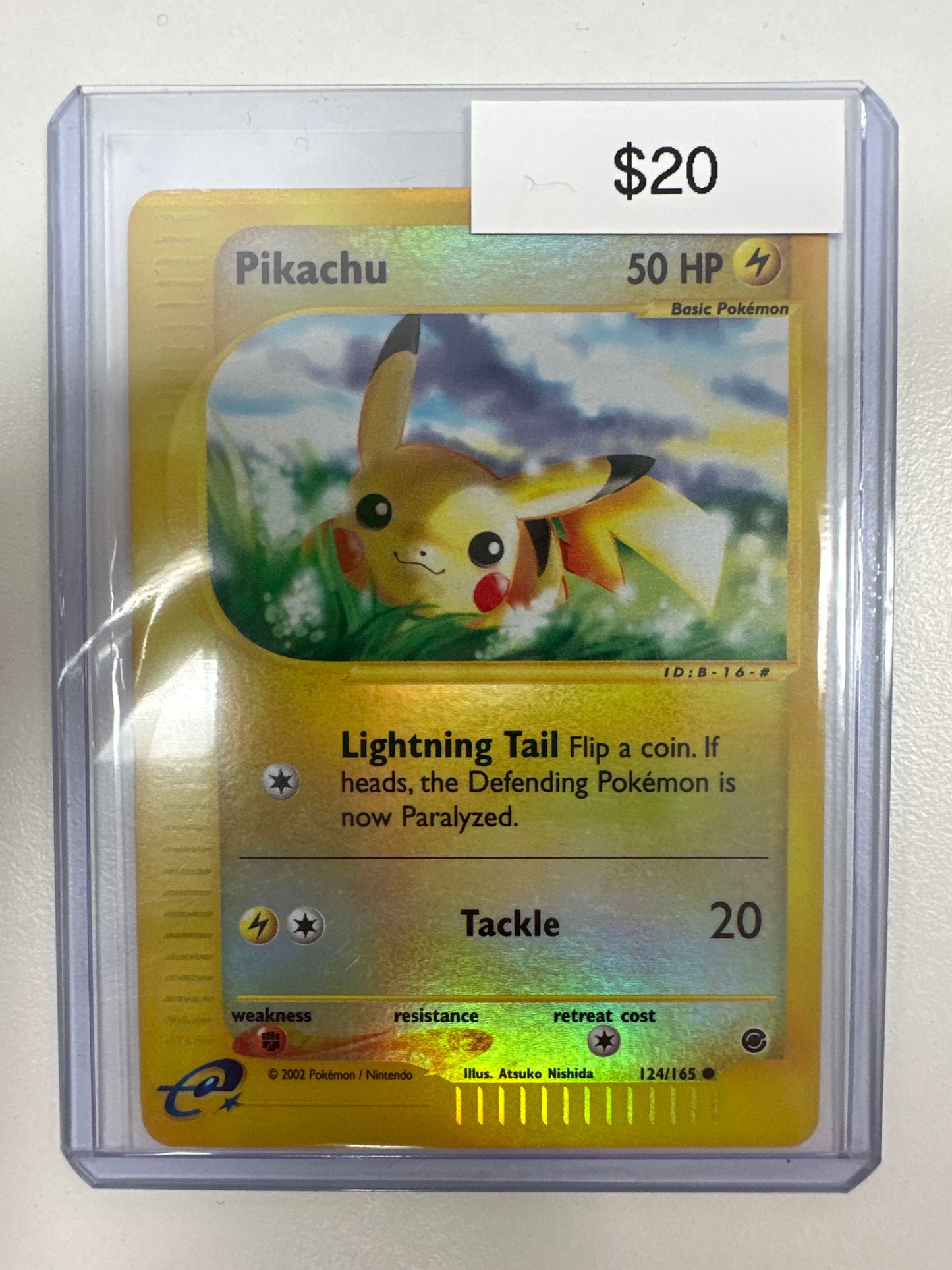 pikachu expedition pokemon card Pokemon Pikachu Expedition Reverse Holo 124/165