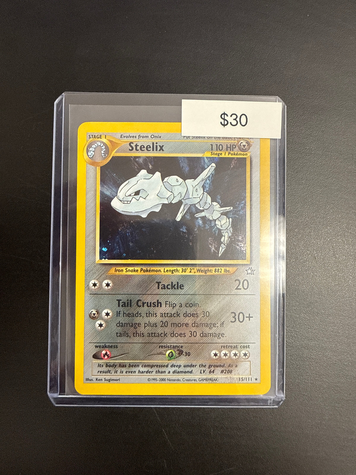 Pokémon Steelix Holo 15/111