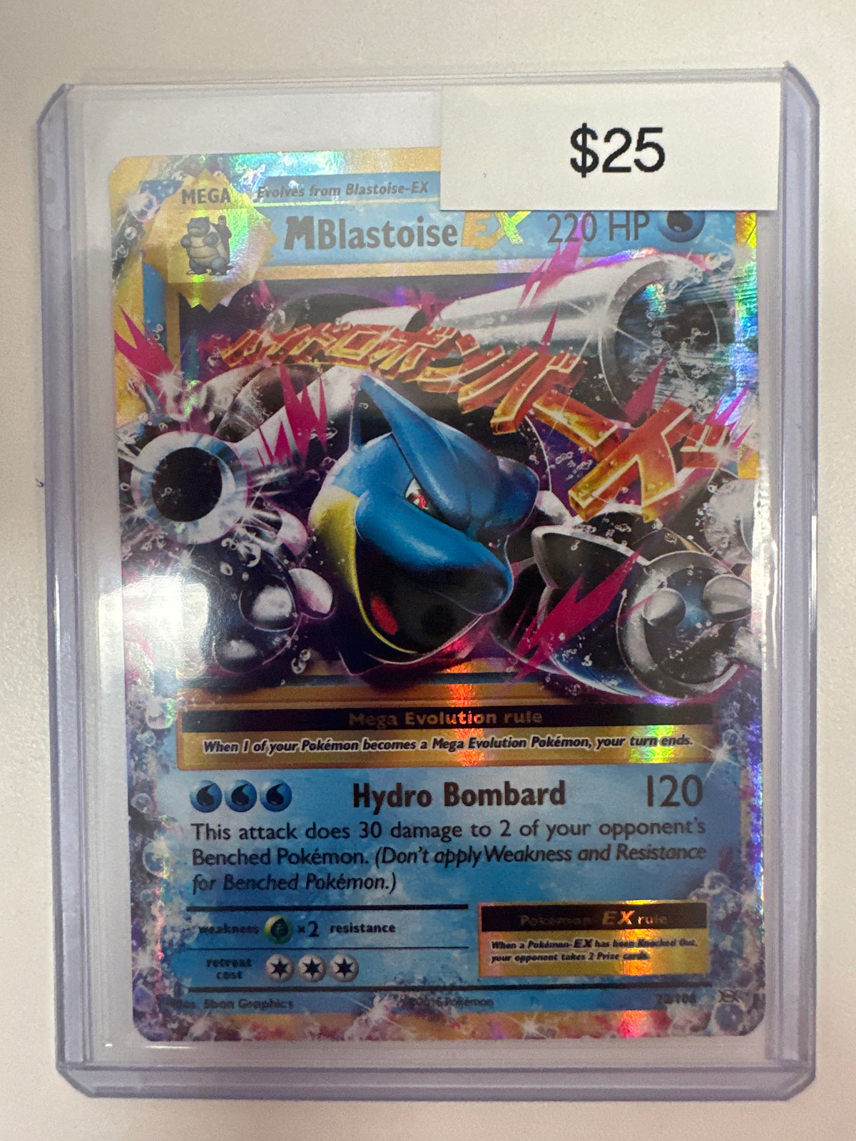 Pokemon M Blastoise EX 22/108