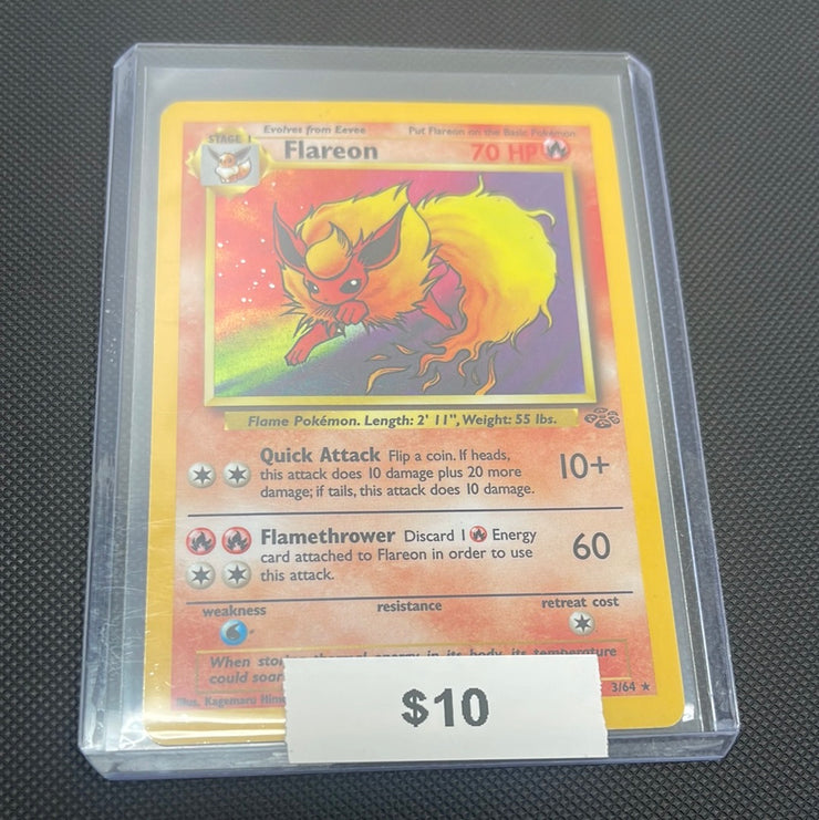 Pokémon Flareon Jungle Holo 3/64