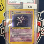Pokemon Fossil 1st Edition Haunter 6/62 PSA 5