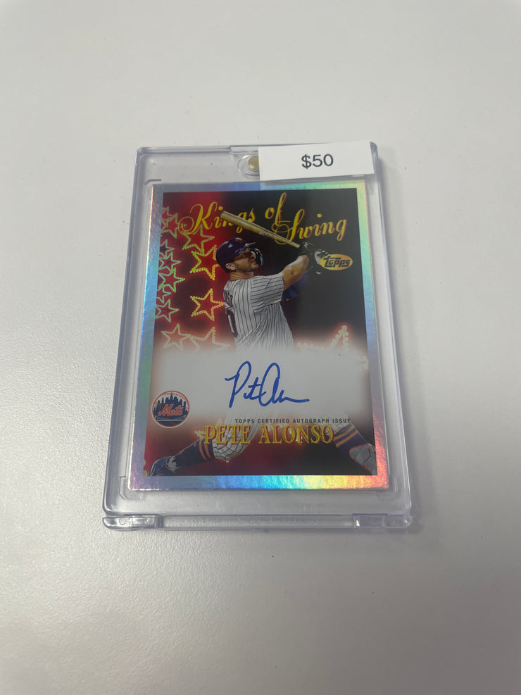 2023 Topps Pete Alonso Kings of Swing Auto 