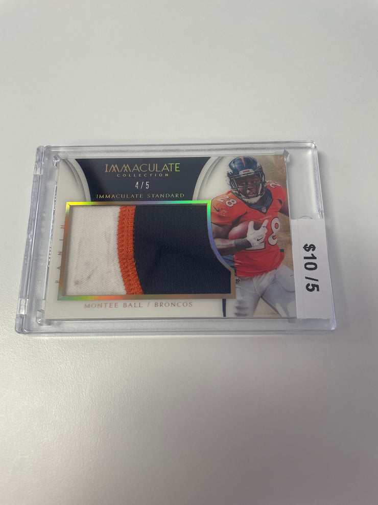 2014 Immaculate Monte Ball Jumbo Patch /5 