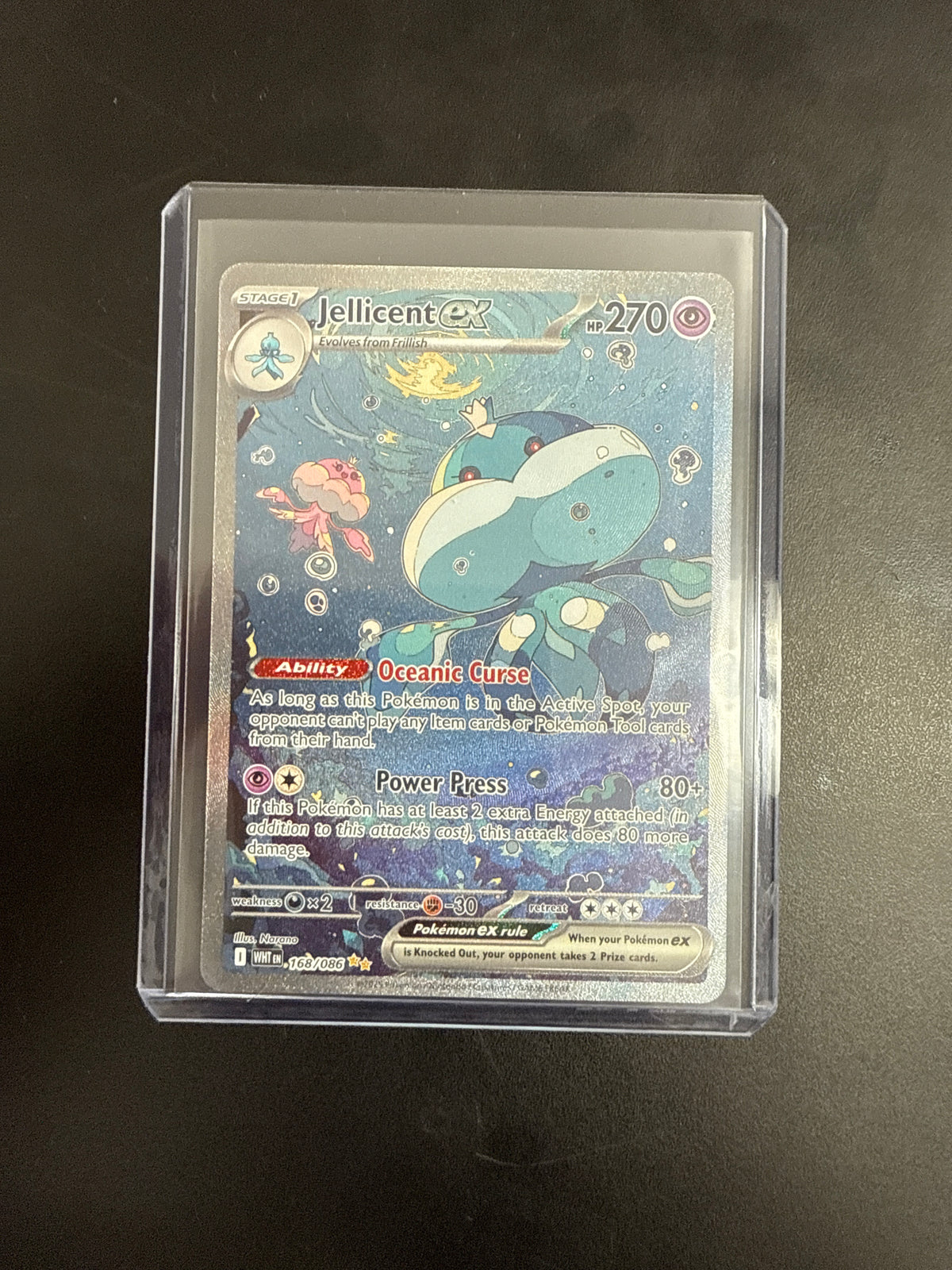 Pokémon White Flare Jellicant EX 168/086