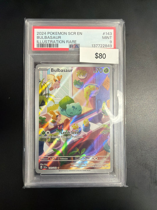 Pokemon Bulbasaur #143 PSA 9