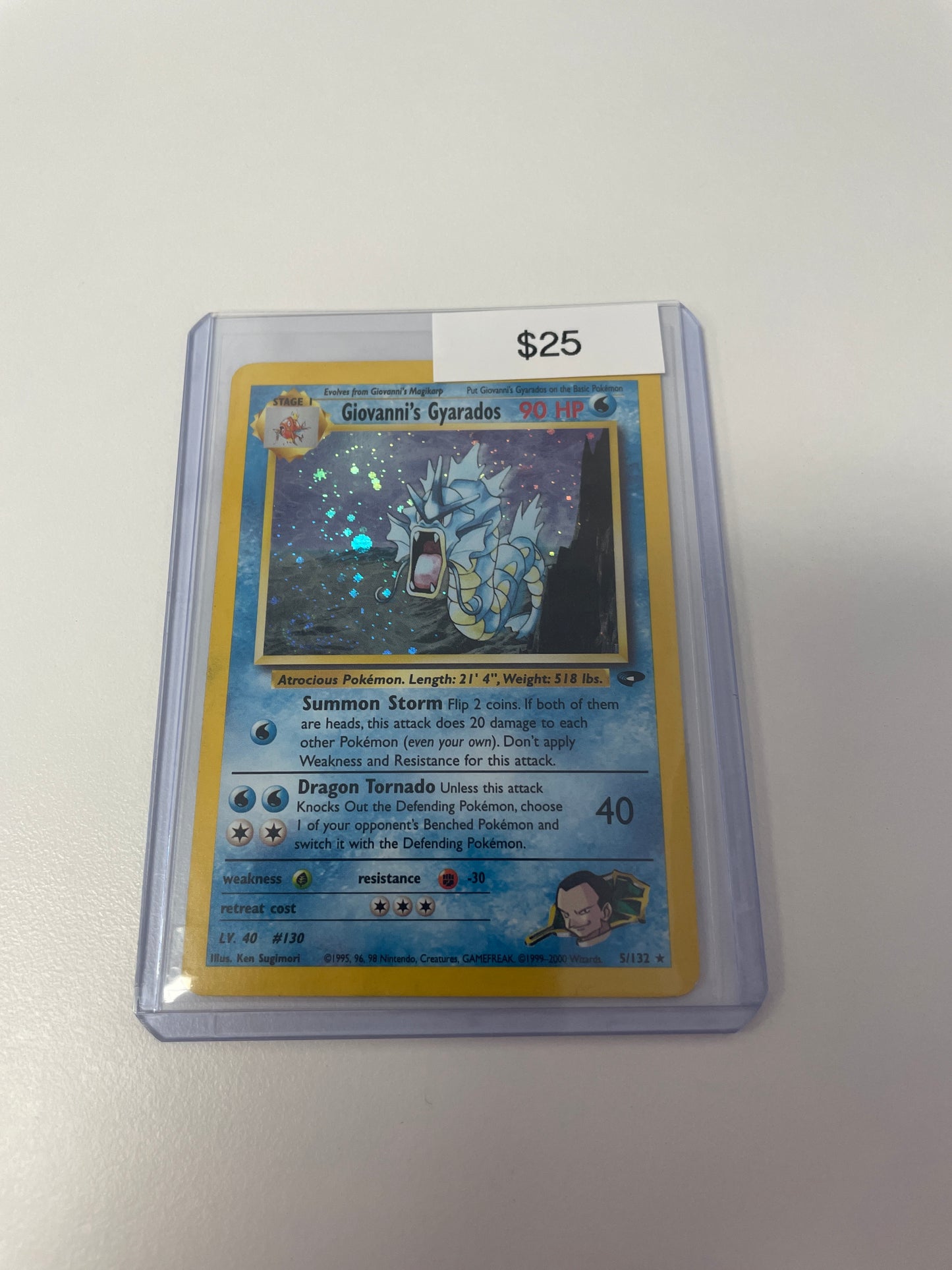 Pokémon Giovanni’s Gyarados Gym Challenge Holo 5/132