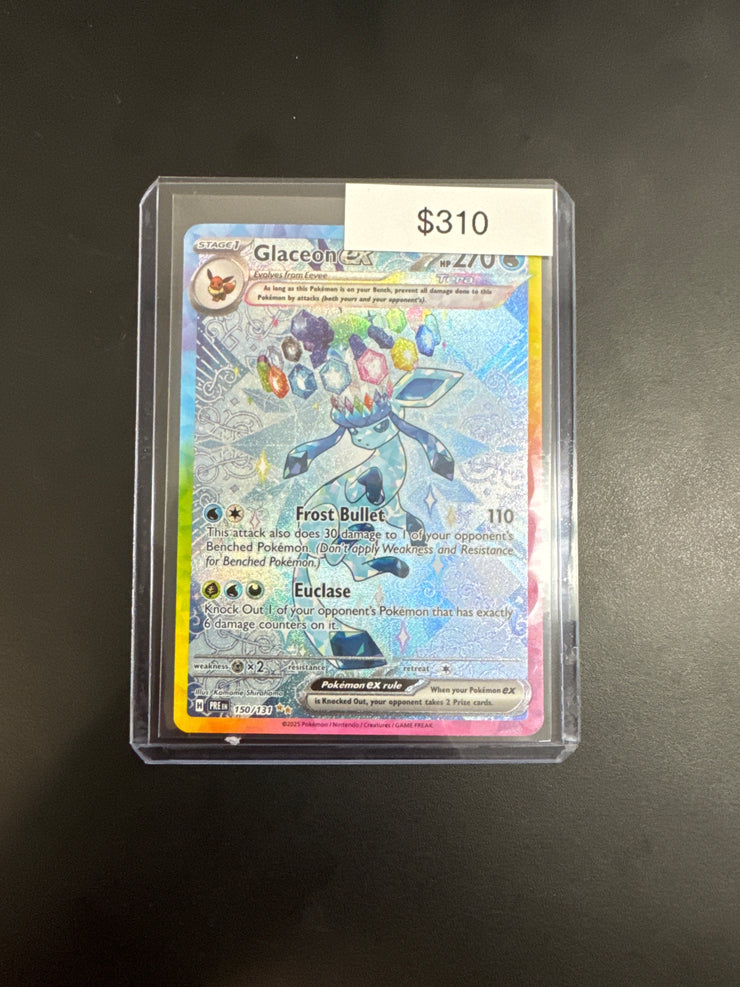 Pokémon Prismatic Glaceon EX 150/131