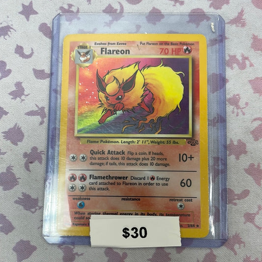 Pokémon Flareon Jungle Holo 3/64