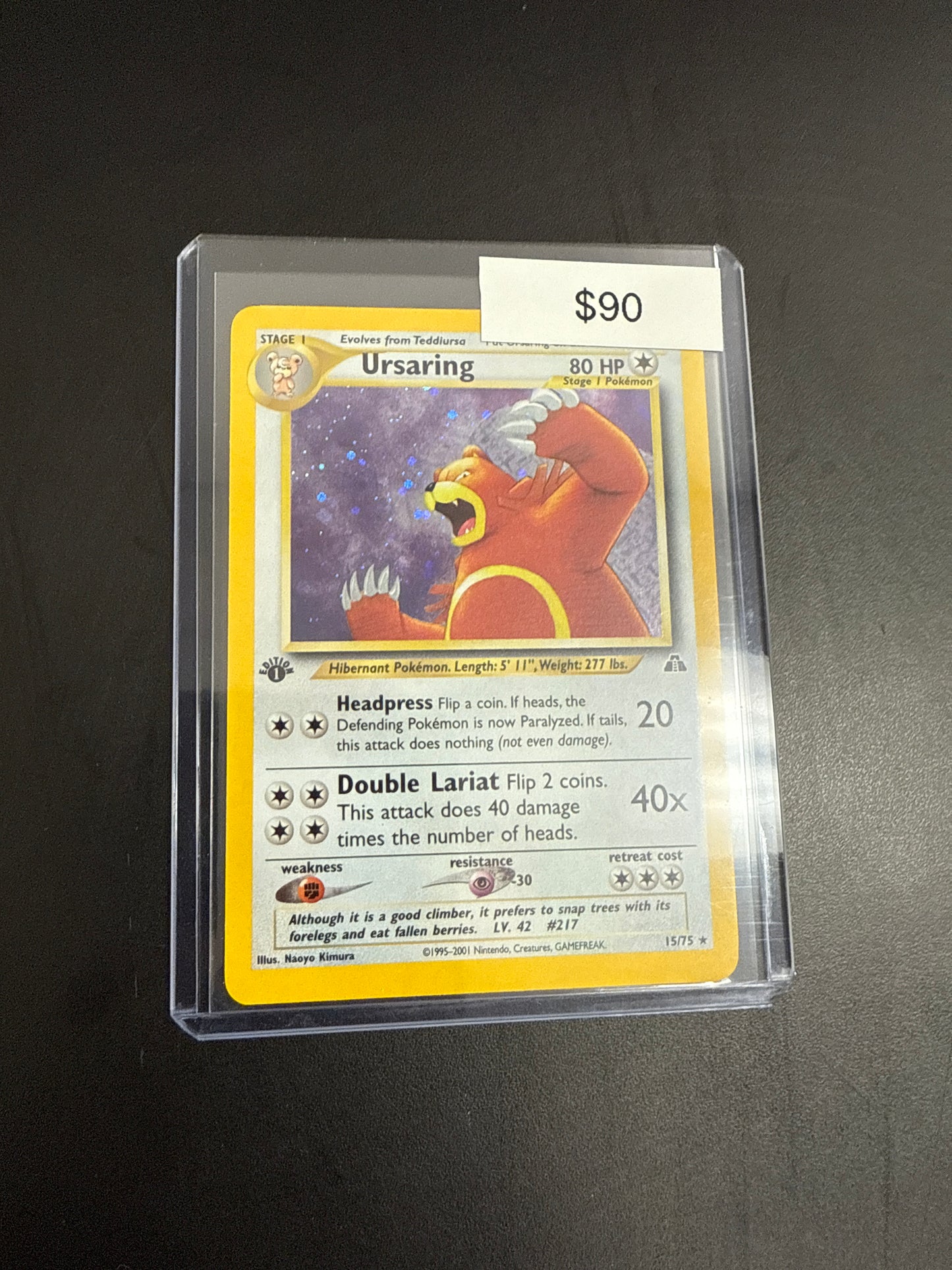 Pokémon Ursaring 15/75 1st Ed.