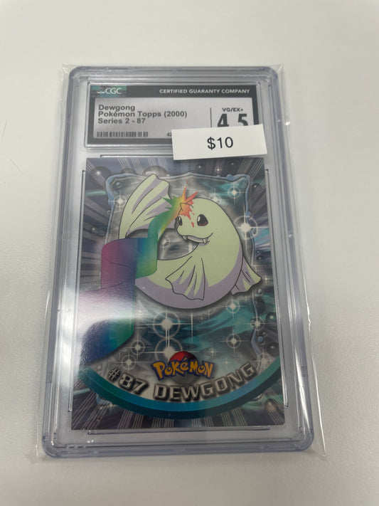 Topps Pokemon Dewgong CGC 4.5