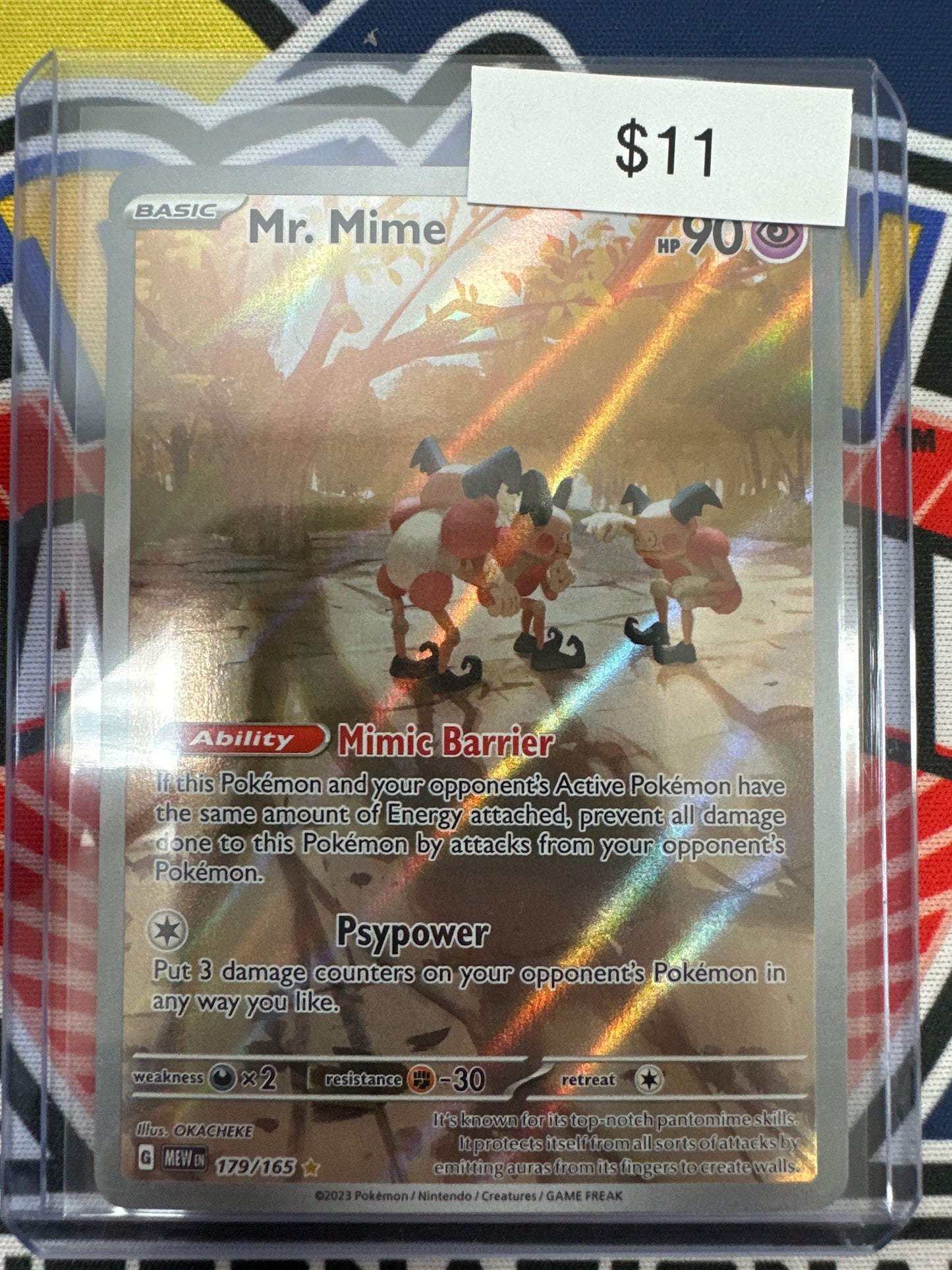 Pokemon 151 Mr. Mime 179/165