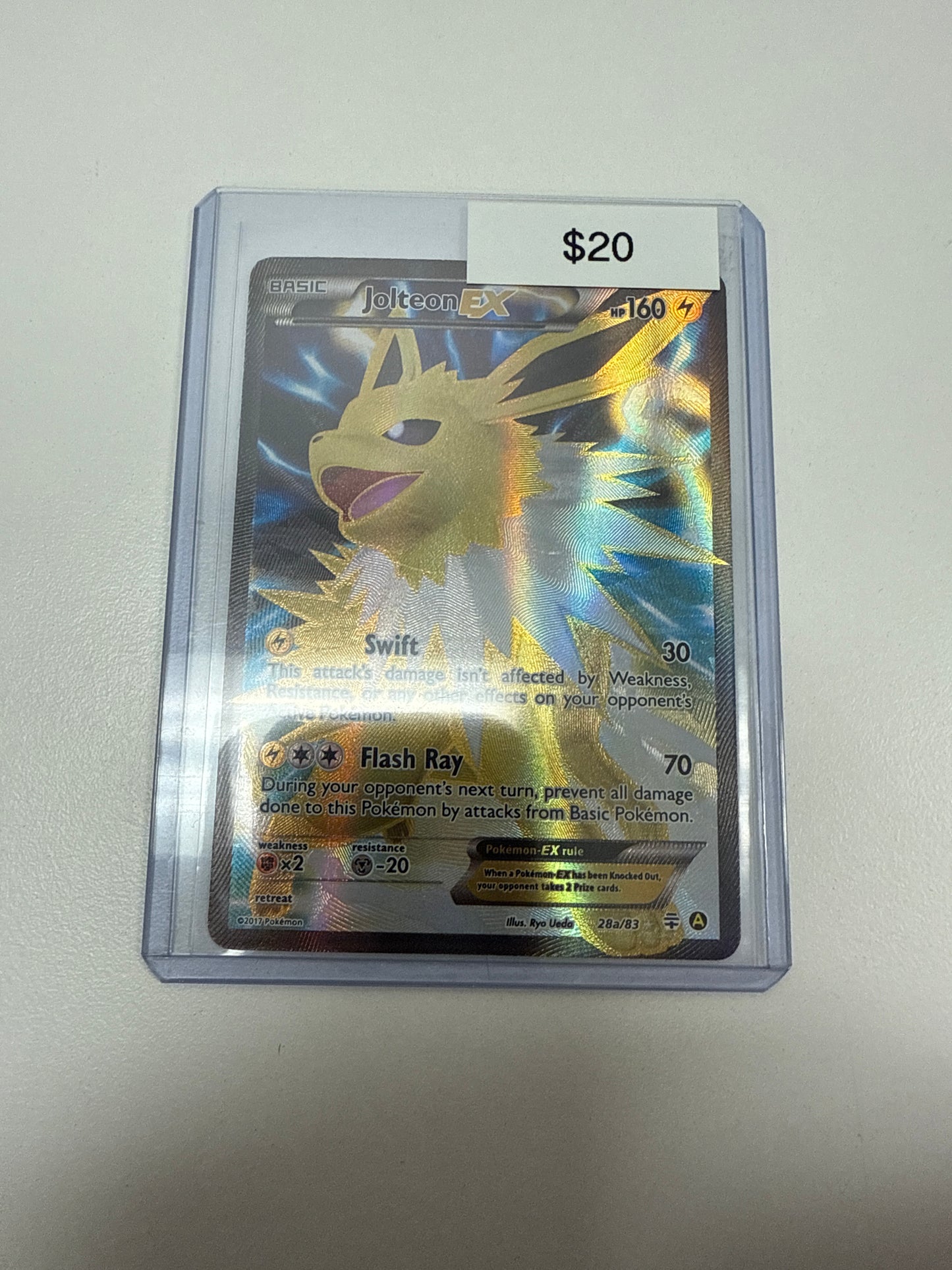 Pokemon Jolteon Ex #28a/83