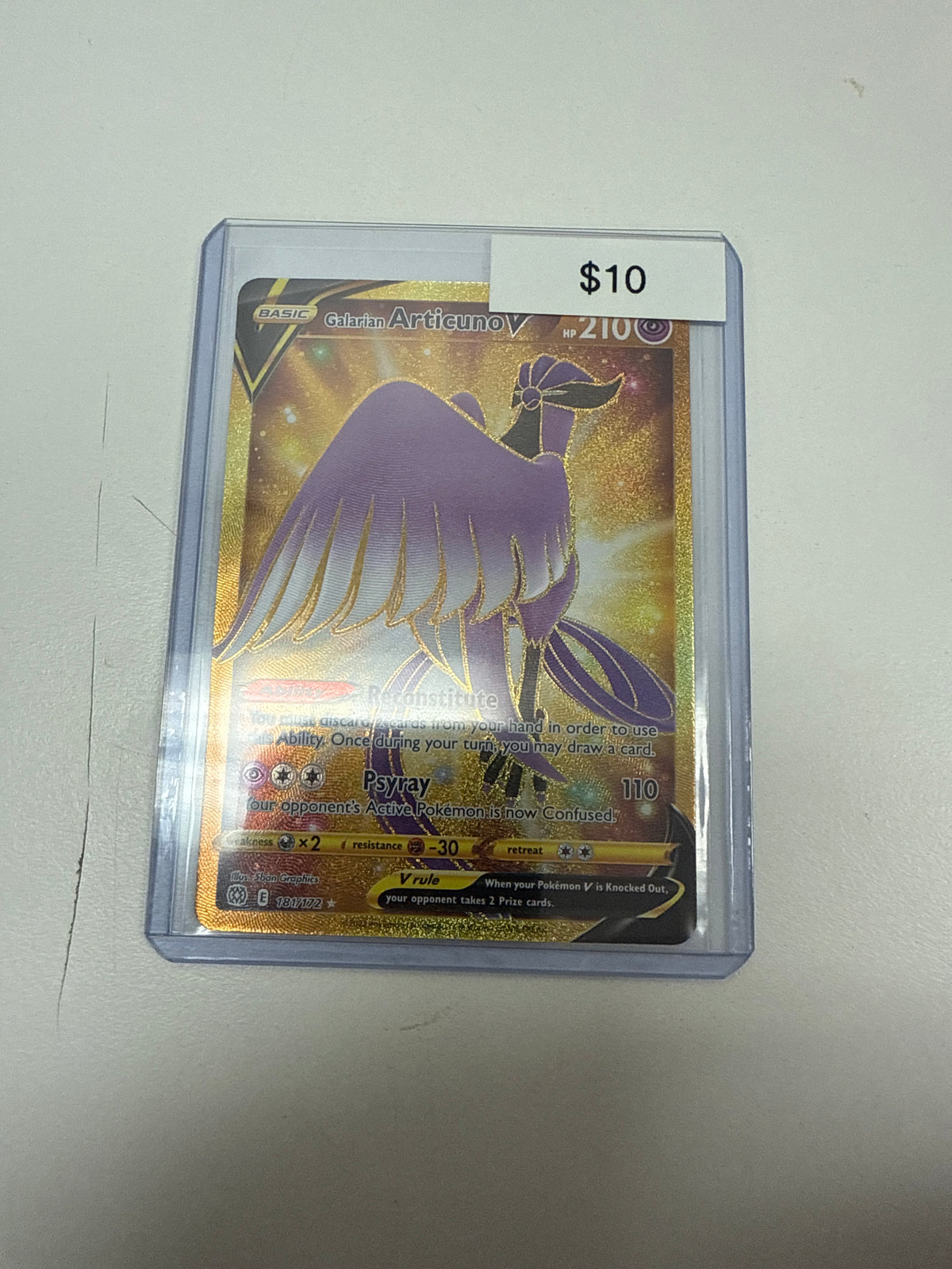 Pokemon Galarian Articuno V #181/172