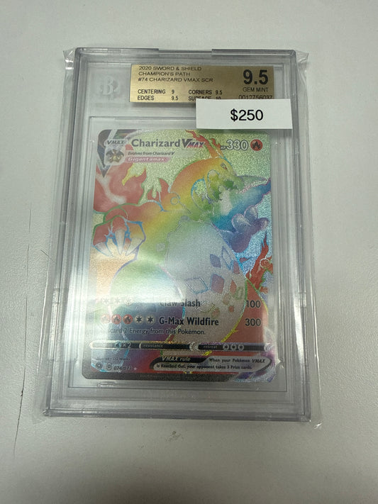 Pokemon Charizard Vmax #074/073 BGS 9.5