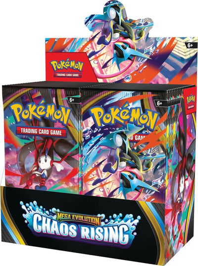 (05/22 Drop) Pokemon Chaos Rising Booster Box Display