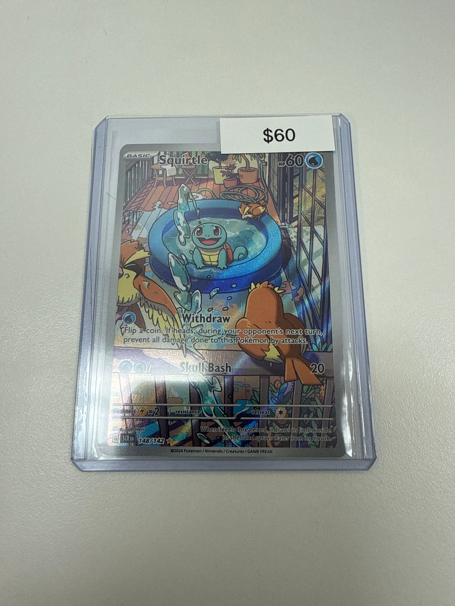 Pokemon Stellar Crown Squirtle 148/142