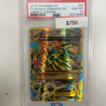 2015 Pokemon XY Ancient Origins FA Primal Groudon EX (shiny) #97 PSA 10