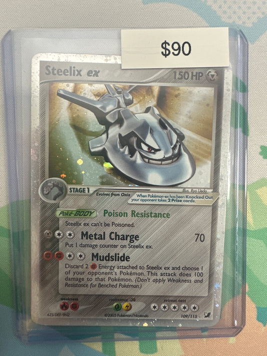 Pokemon Unseen Forces Steelix Ex Holo #109/115