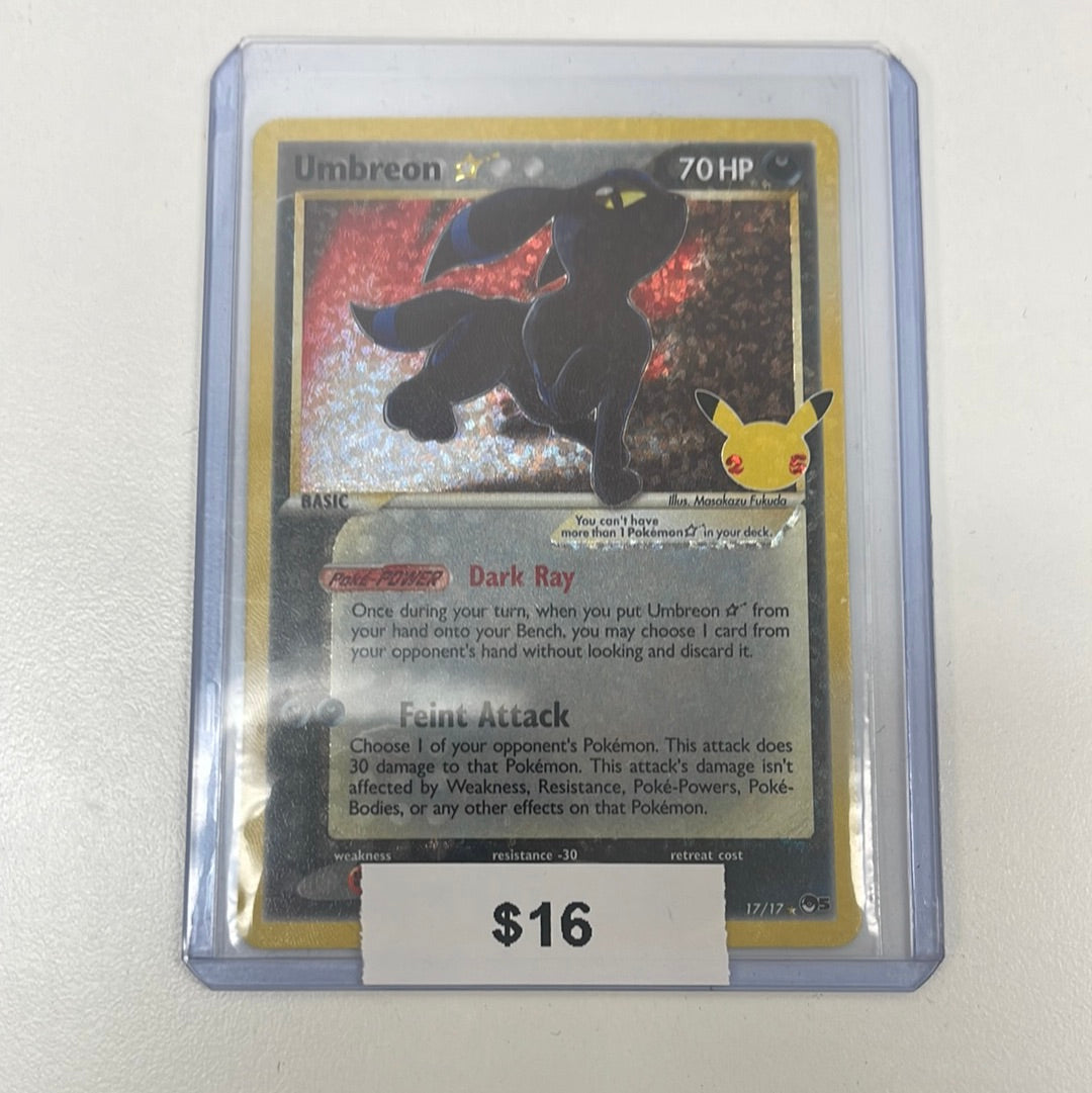 Pokémon Umbreon Star Celebrations 17/17