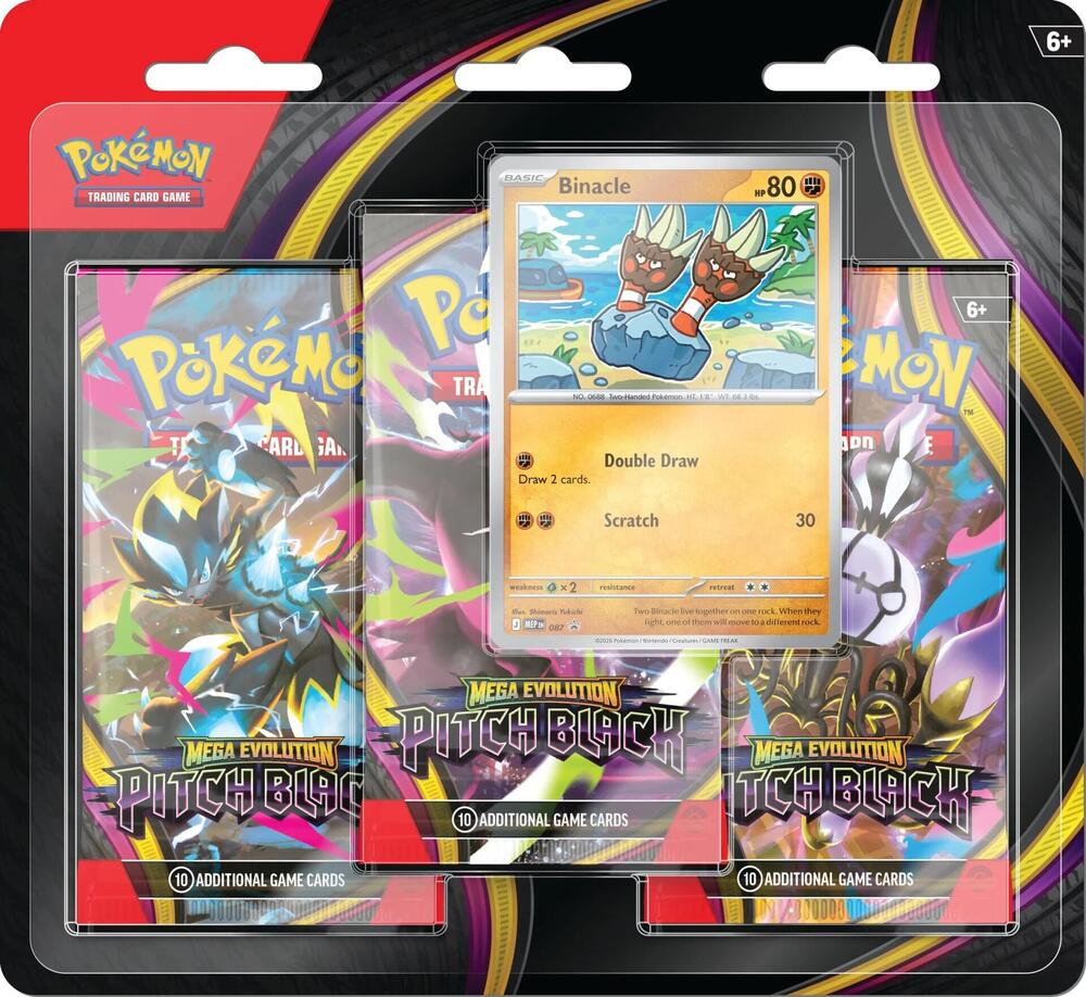 (07/17 Drop) Pokemon Pitch Black 3-Pack Blister