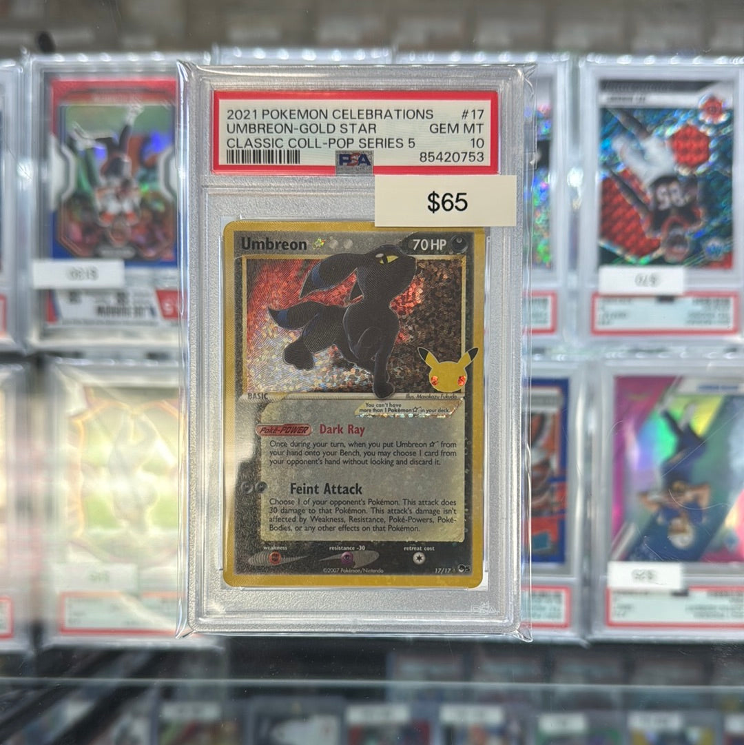 2021 Pokémon Celebration Umbreon PSA 10