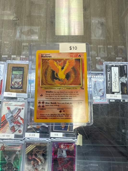 Pokemon Fossil Moltres Holo #12/62