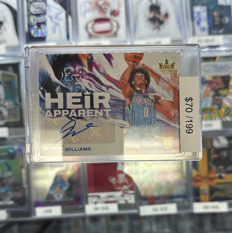 2022/23 Court Kings Jalen Williams Heir Apparent Auto /199 