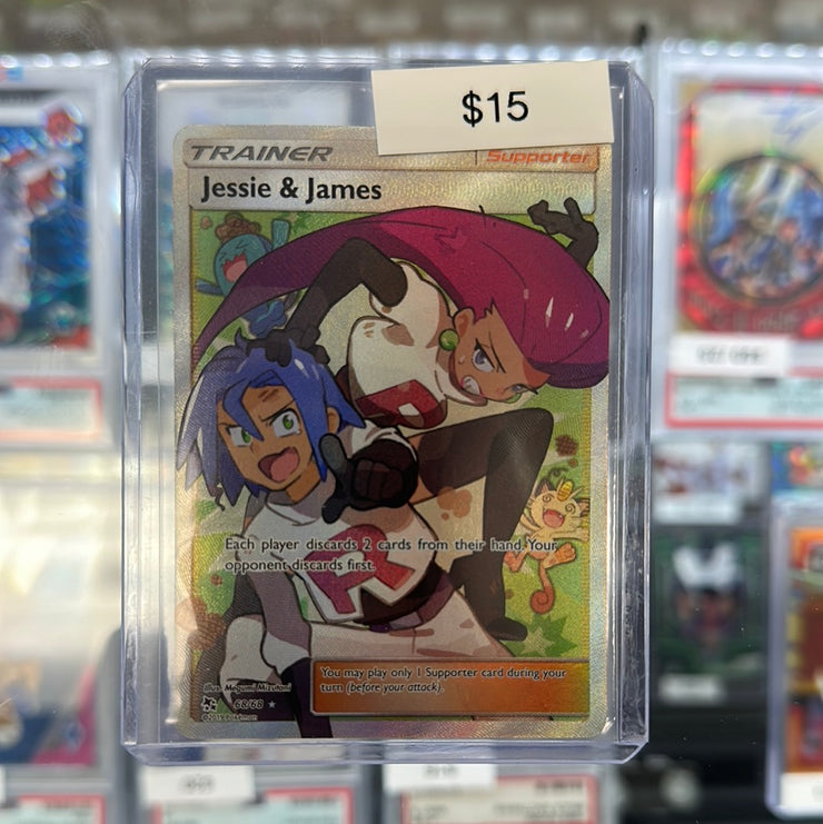 Pokémon Hideen Fates Jessie & James 68/68