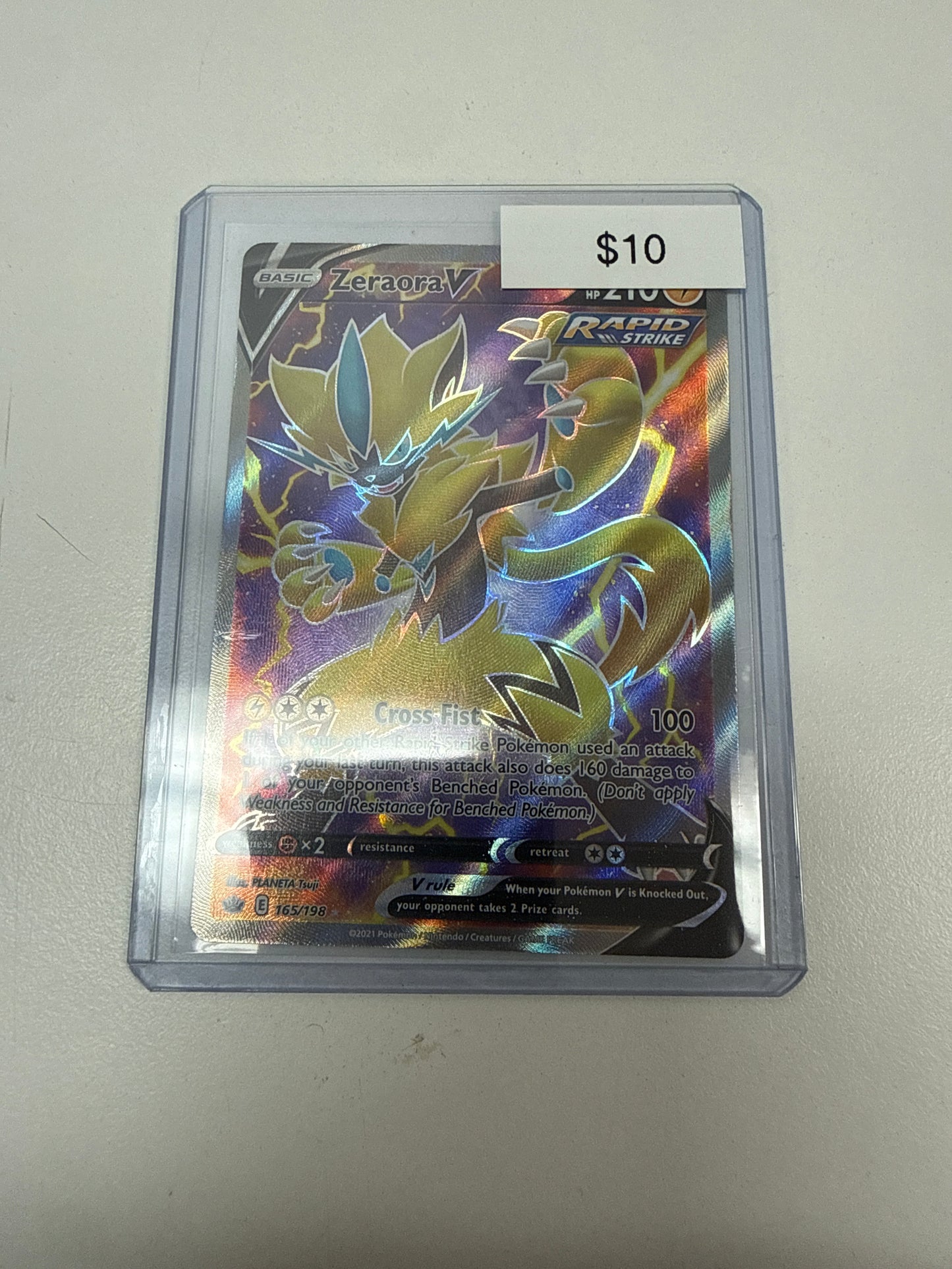 Pokemon Zeraora V #165/198