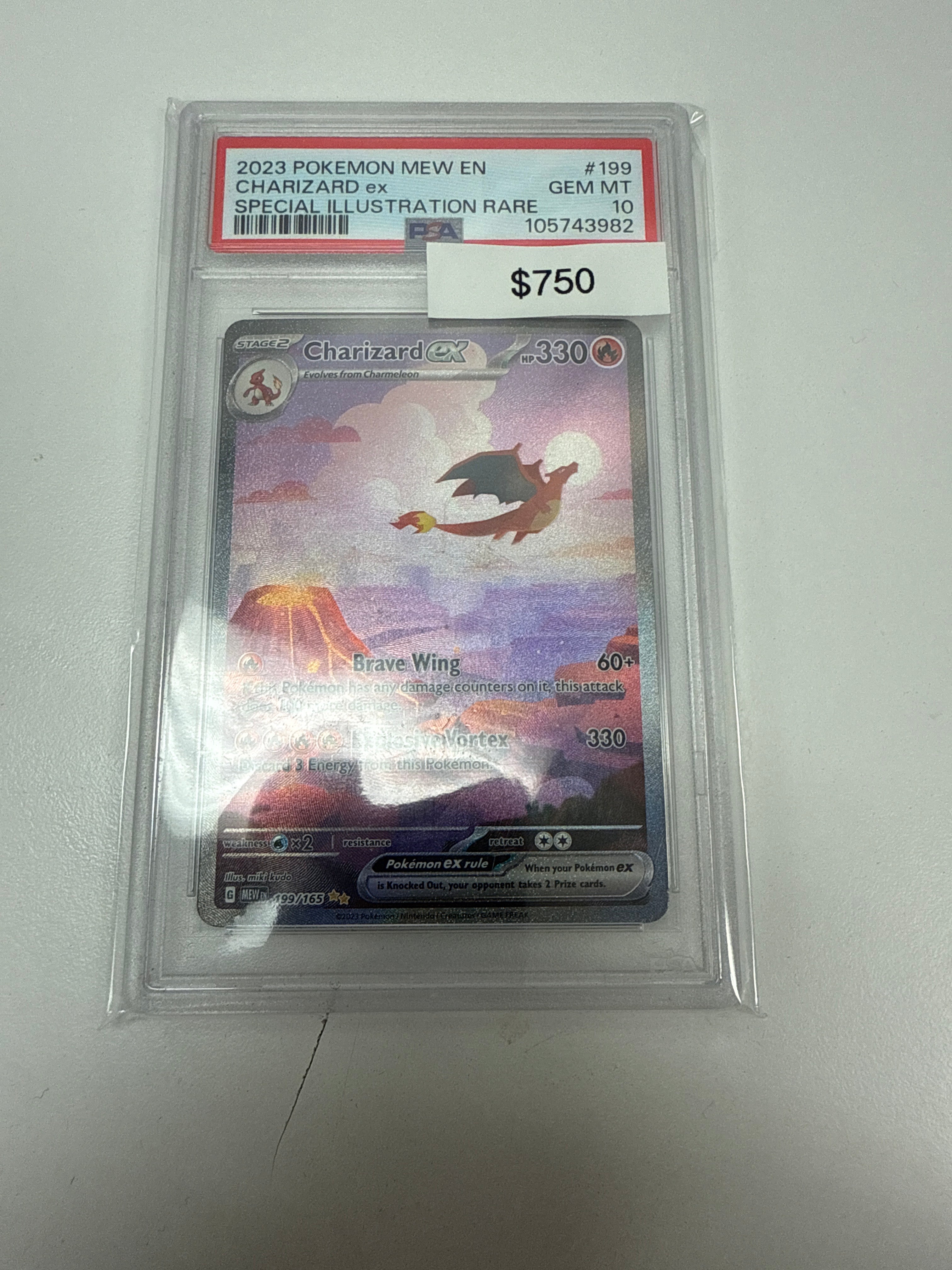 Pokémon 151 Charizard Ex Special Illustration Rare #199/165 PSA 10 ...