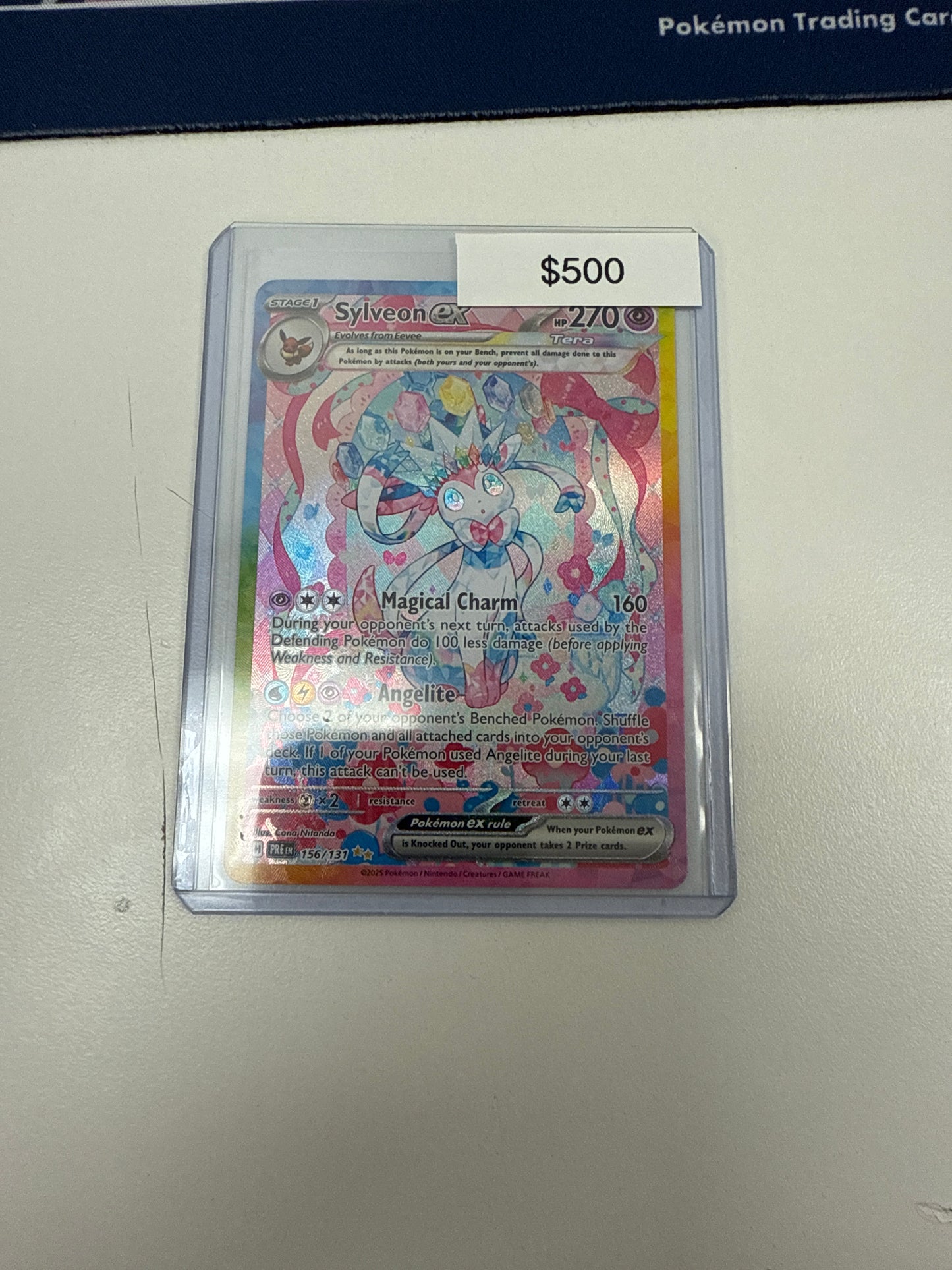 Pokemon Prismatic Evolutions Sylveon Ex SIR #156/131