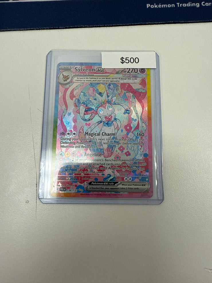 Pokemon Prismatic Evolutions Sylveon Ex SIR 