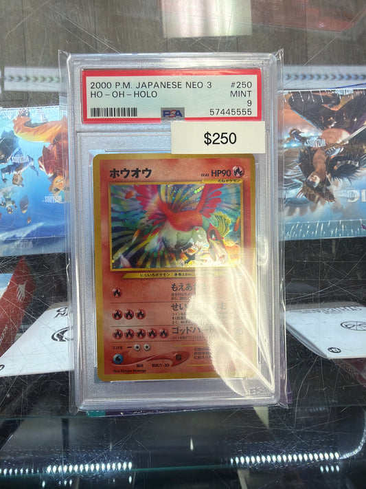 Pokemon 2000 Japanese Ho-Oh #250 PSA 9