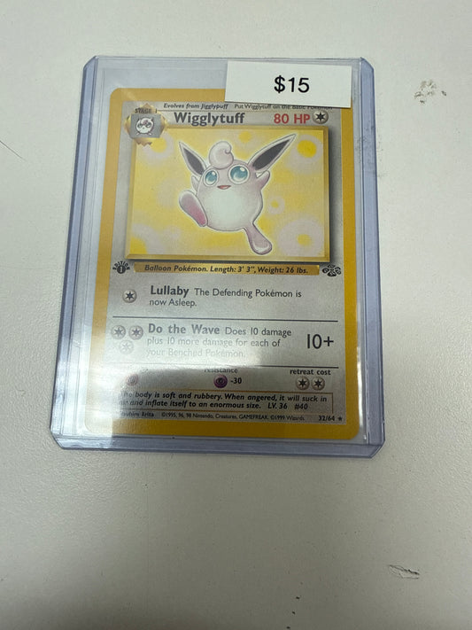 Pokemon Wigglytuff 1st Ed Non-Holo #32/64