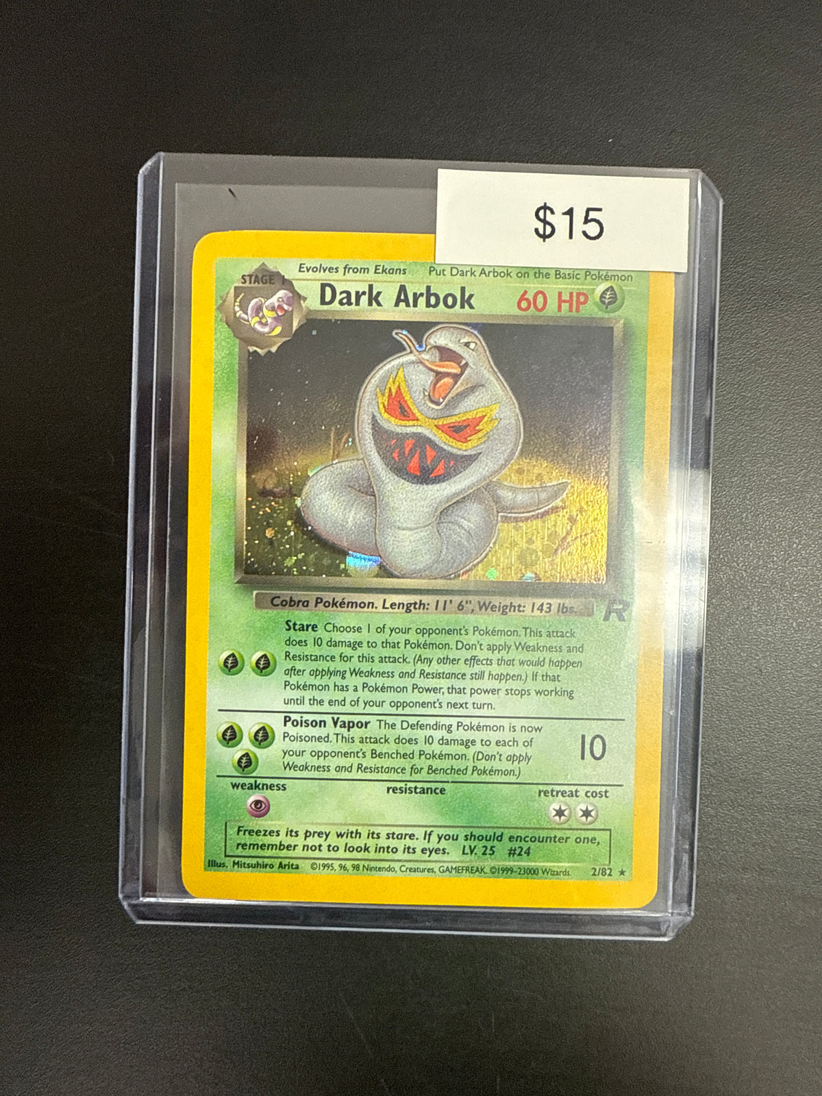 Pokémon Dark Arbok 2/82