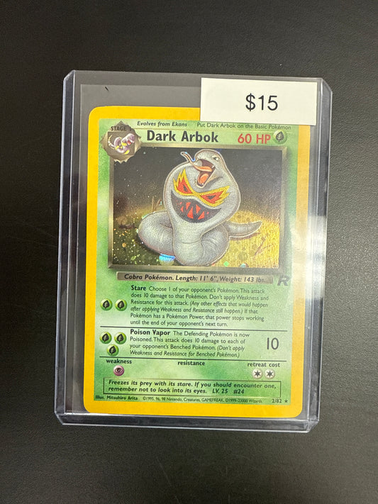 Pokémon Dark Arbok 2/82
