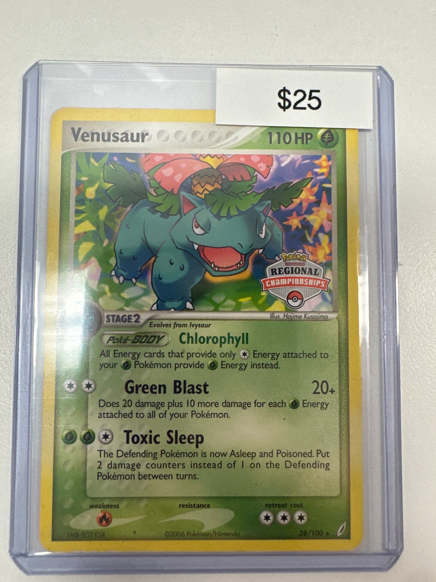 Pokemon Venusaur Regional Stamp 28/100