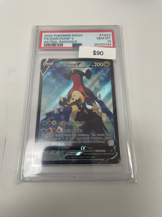 Pokemon Garchomp V #tg23/tg30 PSA 10